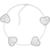 Splendid Pearls 12-13mm Pearl Cz Station Bracelet In White