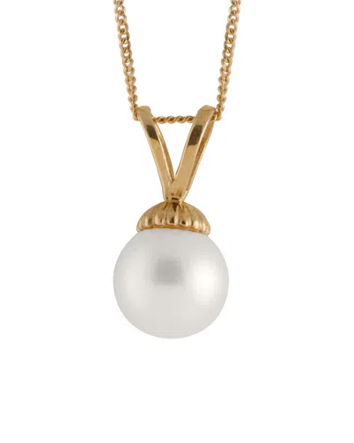 Splendid Pearls Plated 8-8.5mm Pearl Necklace
