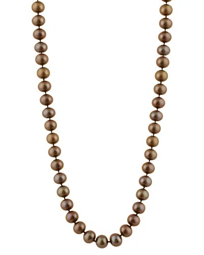 Splendid Pearls Plated 8-8.5mm Pearl Necklace