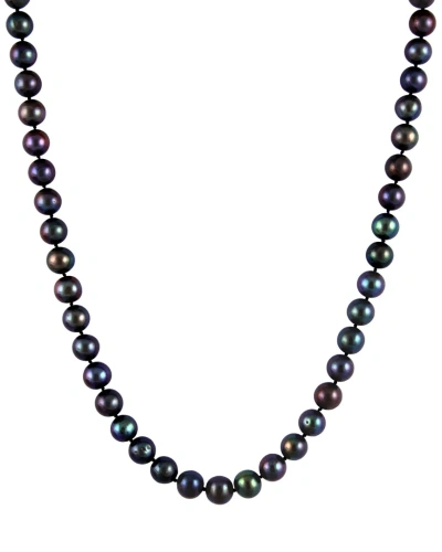 Splendid Pearls Plated 9-9.5mm Pearl Necklace In Multi