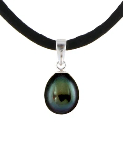 Splendid Pearls Rhodium Plated Silver 7-8mm Freshwater Pearl Necklace