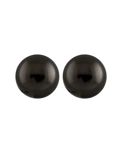 SPLENDID PEARLS SPLENDID PEARLS SILVER 10-11MM PEARL EARRINGS