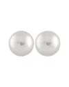 Splendid Pearls Silver 10-11mm Pearl Earrings