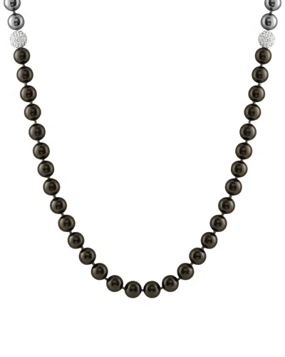 Splendid Pearls Silver 10-11mm Pearl Necklace