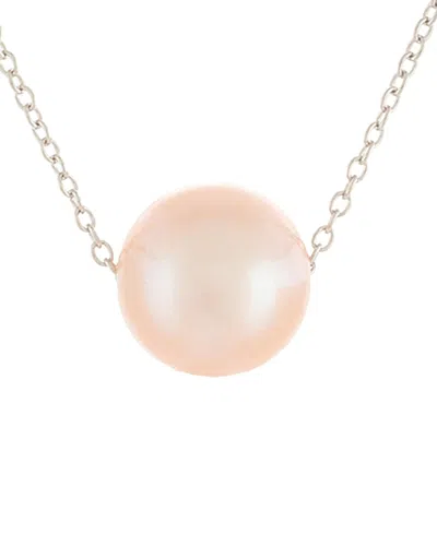 Splendid Pearls Silver 10-11mm Freshwater Pearl Pendant Necklace