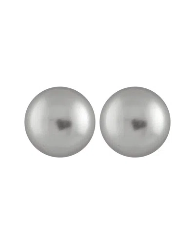 Splendid Pearls Silver 12-13mm Pearl Earrings