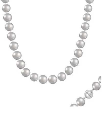 Splendid Pearls Silver 12-13mm Pearl Necklace