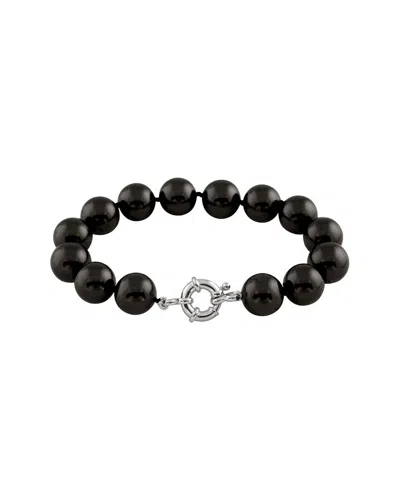 Splendid Pearls Silver 12-13mm Shell Pearl Bracelet