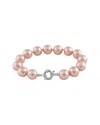Splendid Pearls Silver 12-13mm Shell Pearl Bracelet