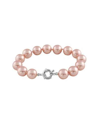 SPLENDID PEARLS SPLENDID PEARLS SILVER 12-13MM SHELL PEARL BRACELET