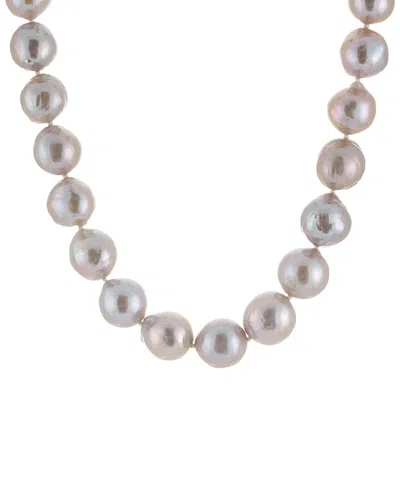 Splendid Pearls Silver 12-15mm Freshwater Pearl Necklace