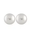 Splendid Pearls Silver 10-11mm Pearl Earrings