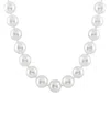Splendid Pearls Silver 16-17mm Shell Pearl Necklace In Metallic