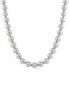Splendid Pearls Silver 16-17mm Shell Pearl Necklace