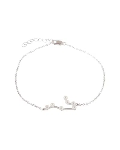 Splendid Pearls Silver 2.5-3mm Pearl Bracelet