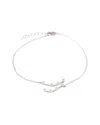Splendid Pearls Silver 2.5-3mm Pearl Bracelet