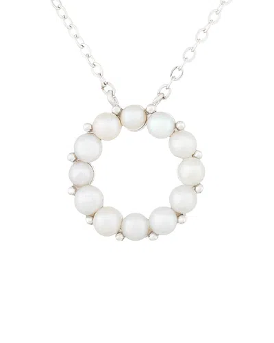 Splendid Pearls Silver 3-3.5mm Freshwater Pearl Necklace