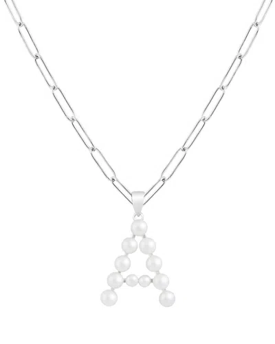 Splendid Pearls Silver 4-5mm Pearl Necklace