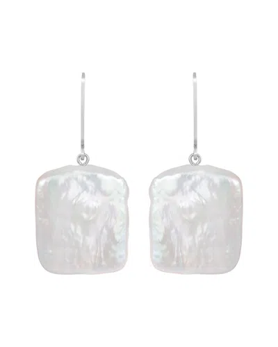 Splendid Pearls Silver 4mm Pearl Earrings