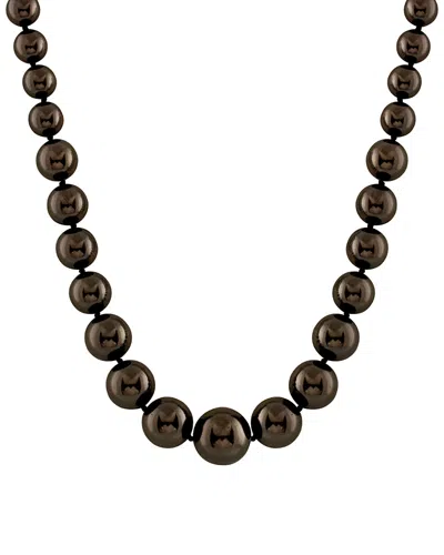 Splendid Pearls Silver 6-12mm Shell Pearl Necklace