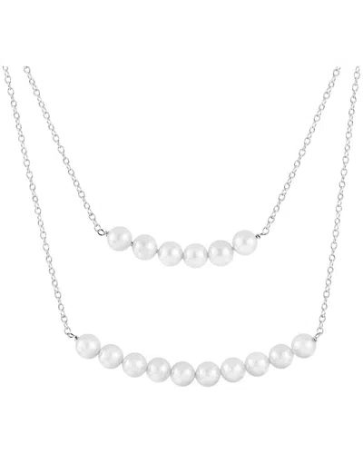 SPLENDID PEARLS SPLENDID PEARLS SILVER 6MM PEARL PENDANT