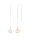 Splendid Pearls Silver 7-8mm Freshwater Pearl Earrings