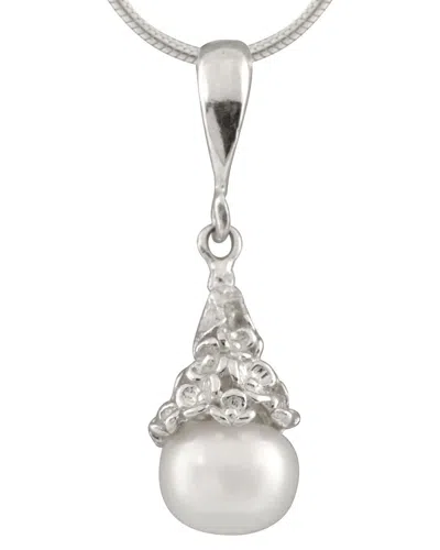 SPLENDID PEARLS SPLENDID PEARLS SILVER 7-8MM PEARL PENDANT
