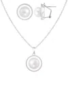 Splendid Pearls Silver 7-8mm Pearl Set