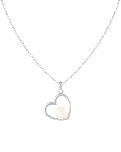 Splendid Pearls Silver 7.5-8mm Pearl Pendant