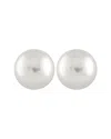Splendid Pearls Silver 10-11mm Pearl Earrings