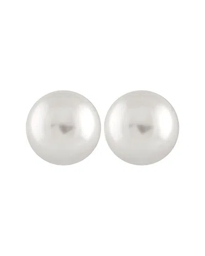SPLENDID PEARLS SPLENDID PEARLS SILVER 8-9MM PEARL EARRINGS