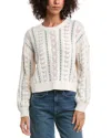 Splendid Penelope Sweater In White