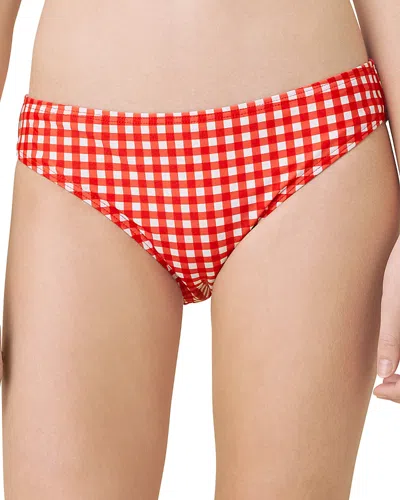 Splendid Penny Hipster Bikini Bottom In Pink
