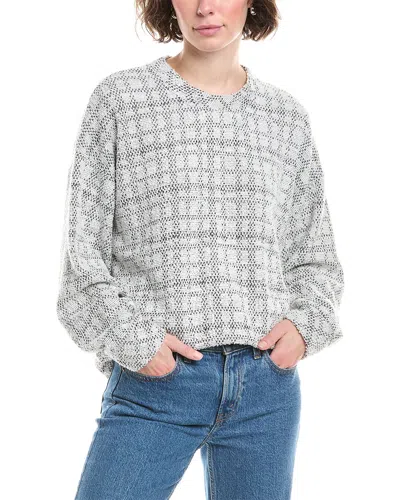 Splendid Penny Tweed Sweater In Gray