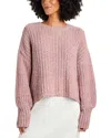 Splendid Piper Crewneck Sweater In Cotton Candy Marl