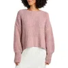 Splendid Piper Crewneck Sweater In Cotton Candy Marl