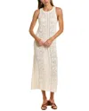 Splendid Kimi Open Stitch Tank Sweater Dress In White