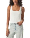 Splendid Pointelle Rib Tank In White