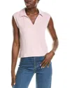 Splendid Lyon Polo Sweater In Pink