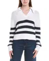 Splendid Parker Polo Stripe Cotton Sweater