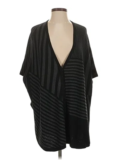 Pre-owned Splendid Poncho In Black