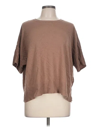 Pre-owned Splendid Poncho In Brown