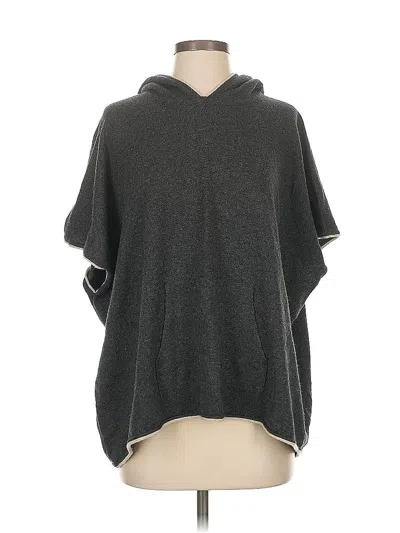 Pre-owned Splendid Poncho In Gray