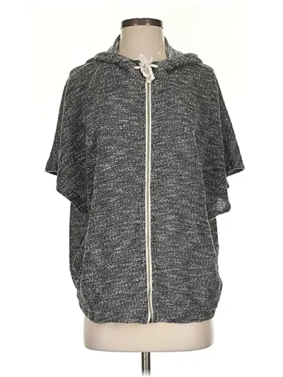Pre-owned Splendid Poncho In Gray