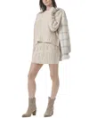 Splendid Portland Cable Sweater Skirt In Pale Oak Heather In Multi