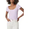 Splendid Posie Scoop Neck Tee In Twilight