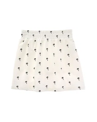 Splendid Pretty Palm Tree Skirt In White