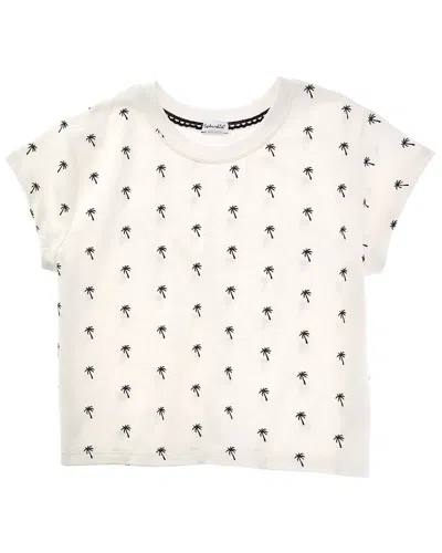Splendid Kids' Pretty Palm Tree T-shirt In White