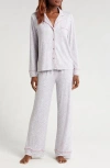 Splendid Print Long Sleeve Pajamas In Animal Star