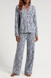 Splendid Print Long Sleeve Pajamas In Assorted